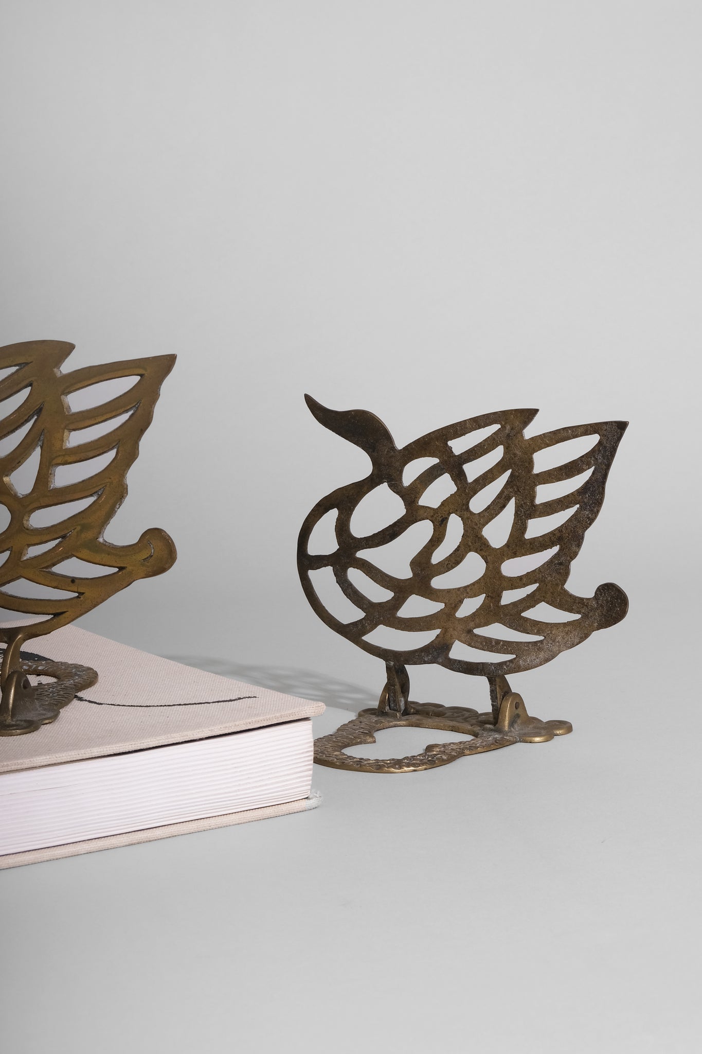 Swan Bookend Set