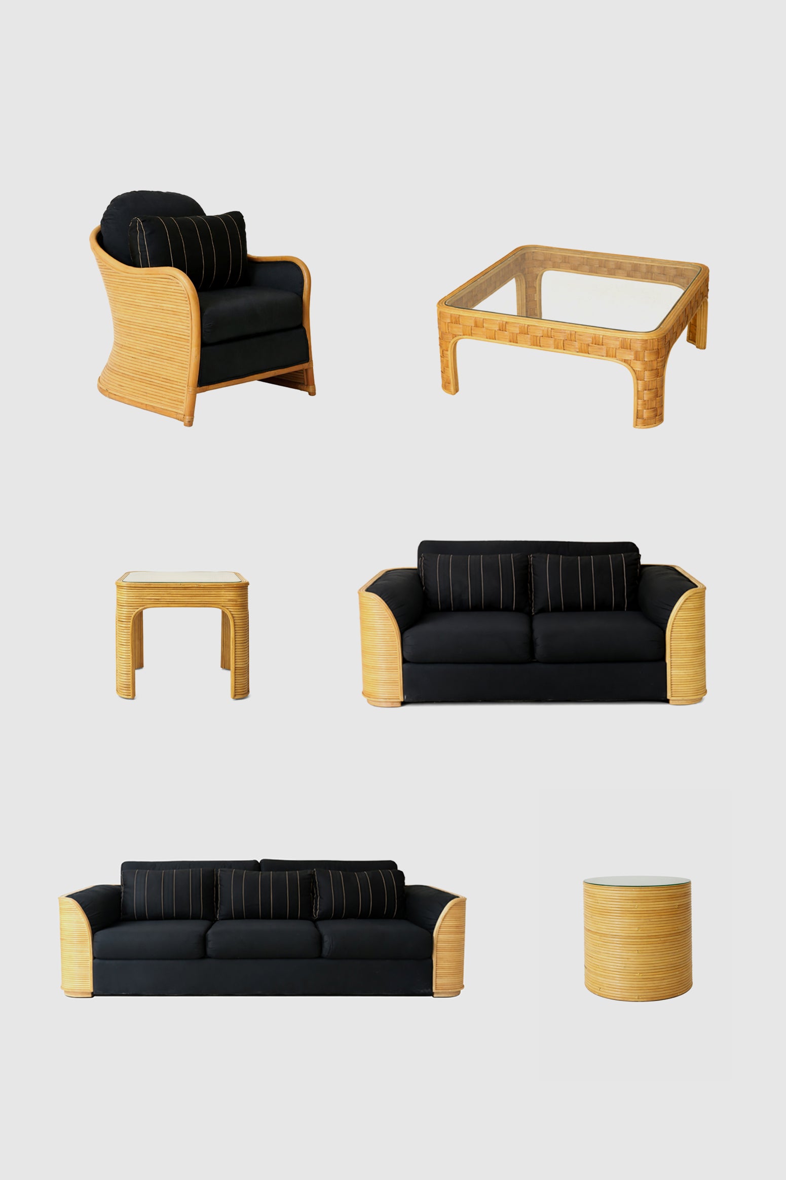 Woven Reed Coffee Table