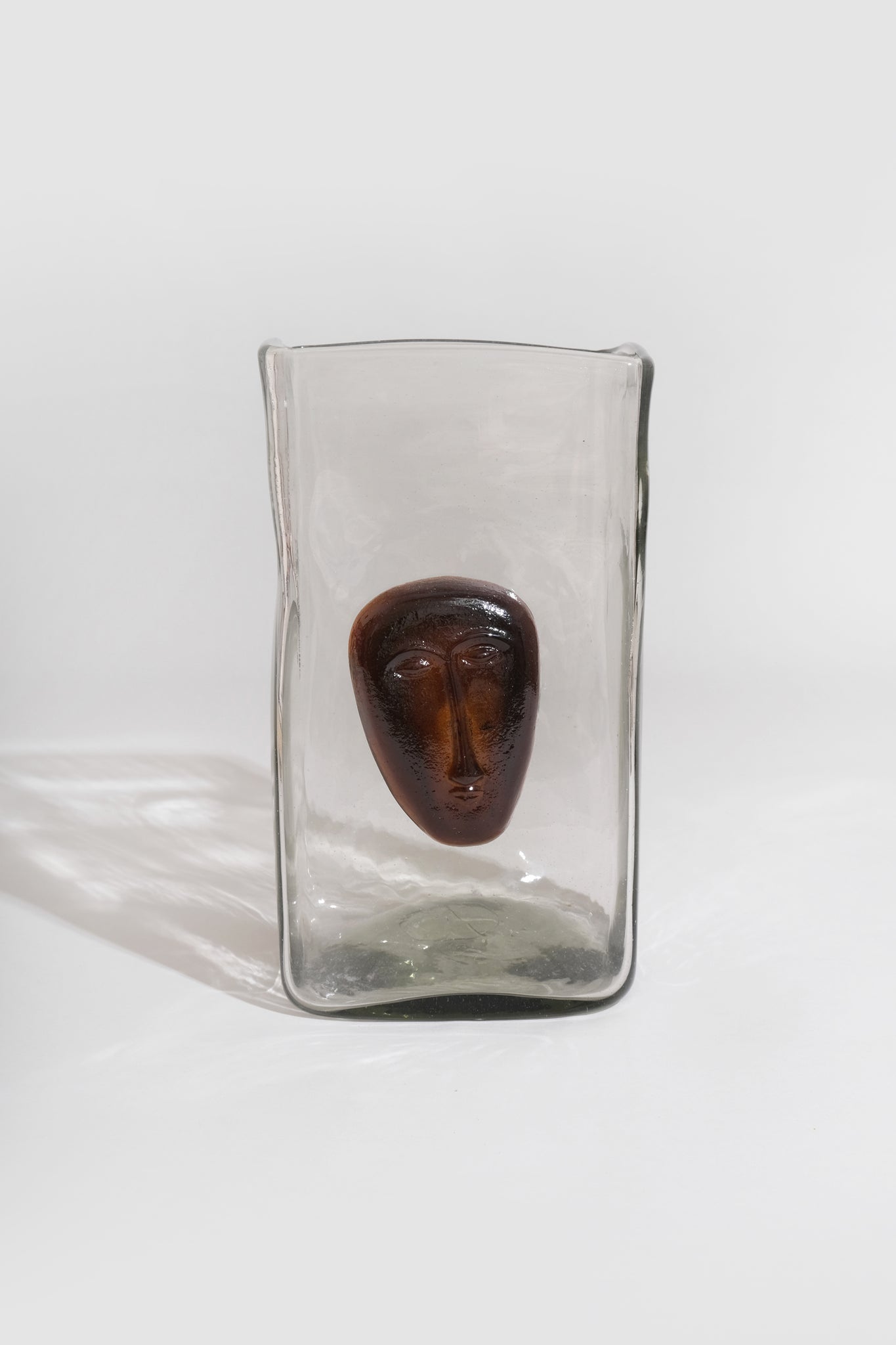 Face Glass Vase