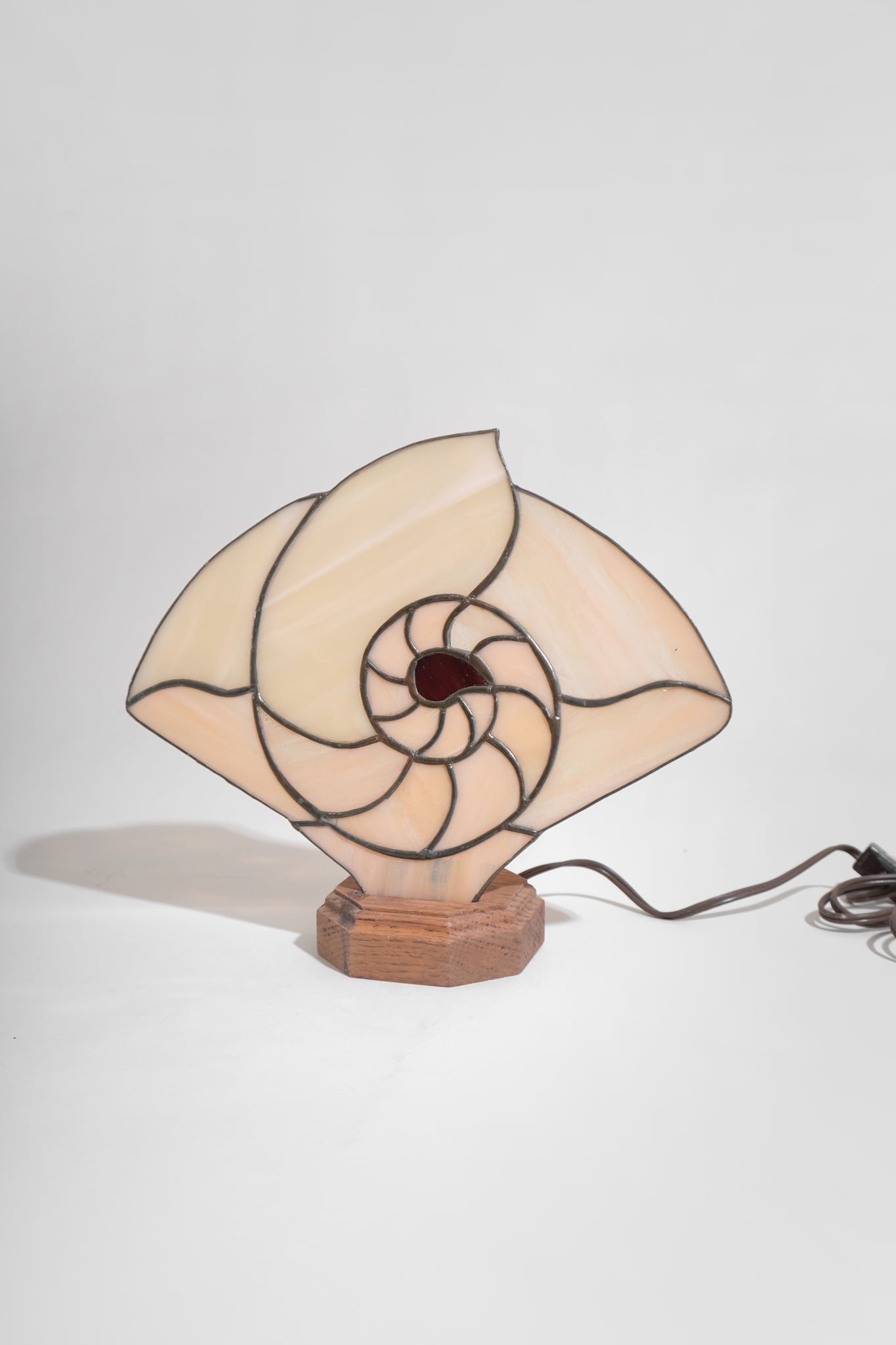 Stained Glass Shell Lamp