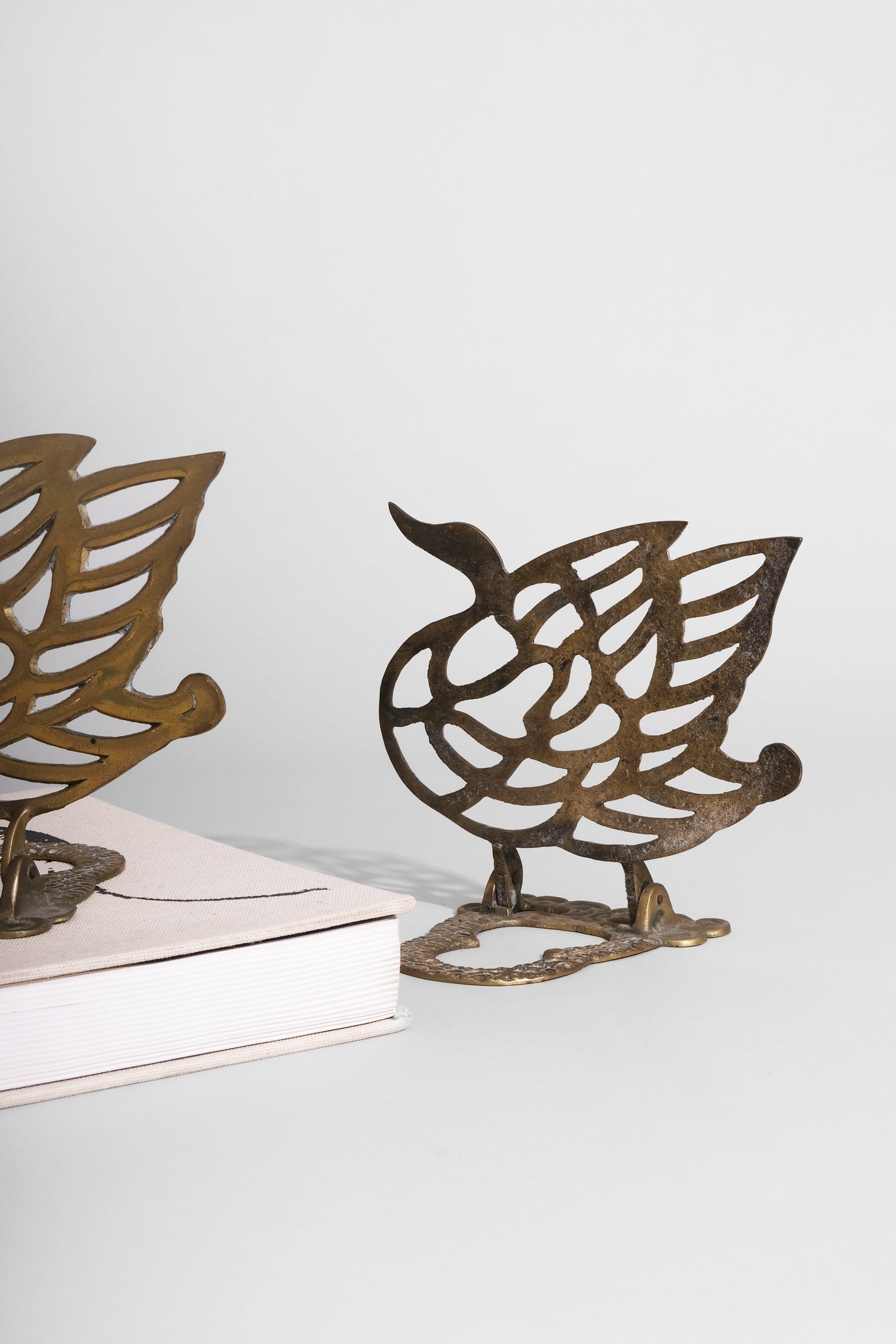 Swan Bookend Set