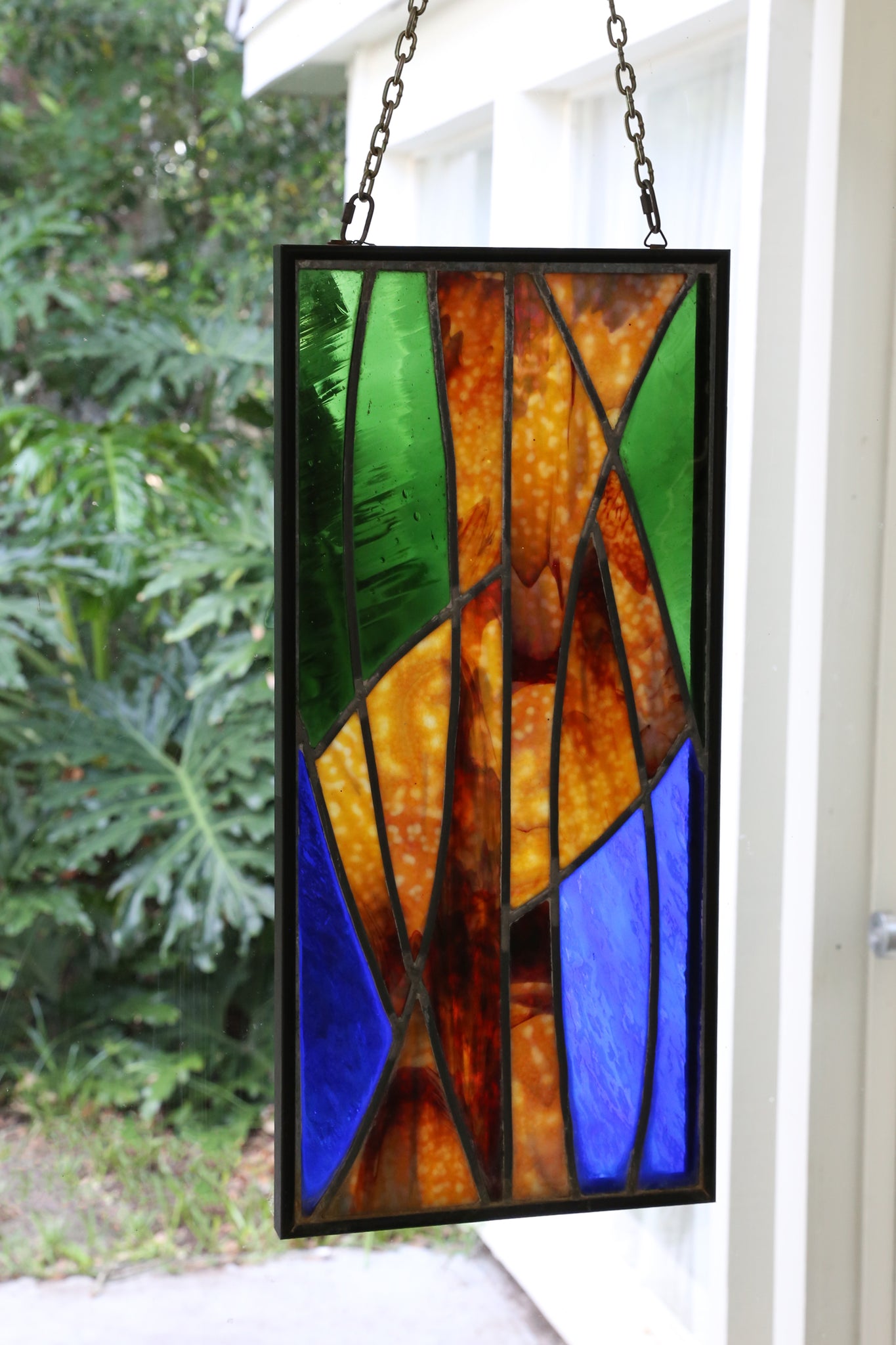 Abstract Stained Glass, Framed