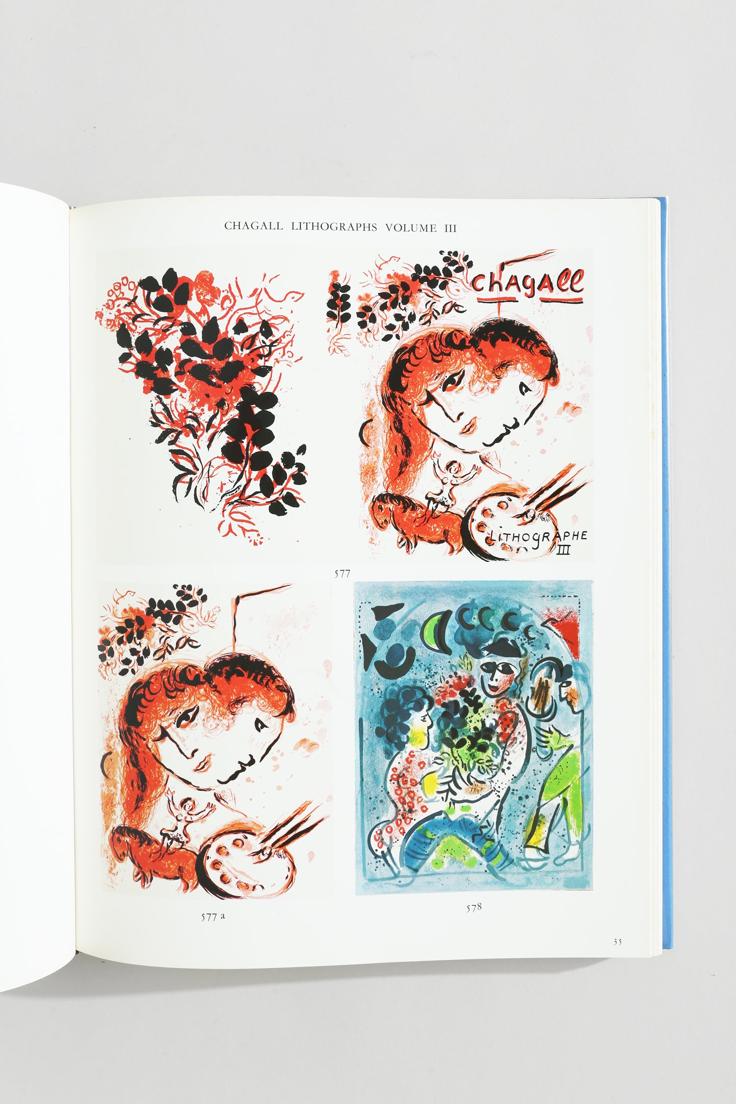 Chagall Lithographs IV Book