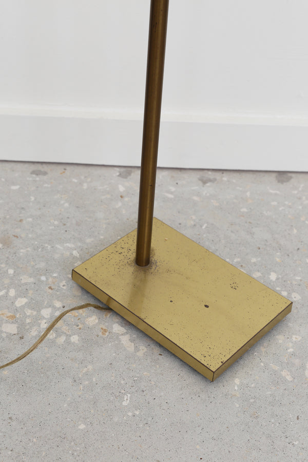 Koch + Lowy Brass Floor Lamp