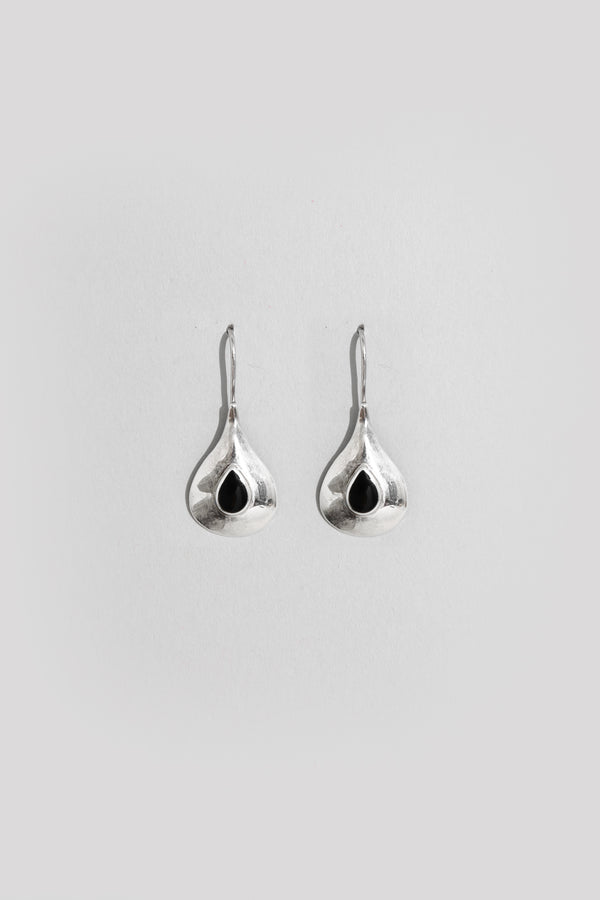 Onyx Tear Drop Earrings