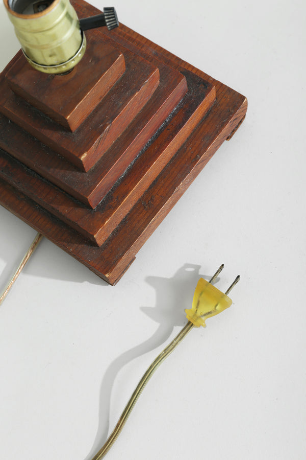 Folk Stair-Step Table Lamp