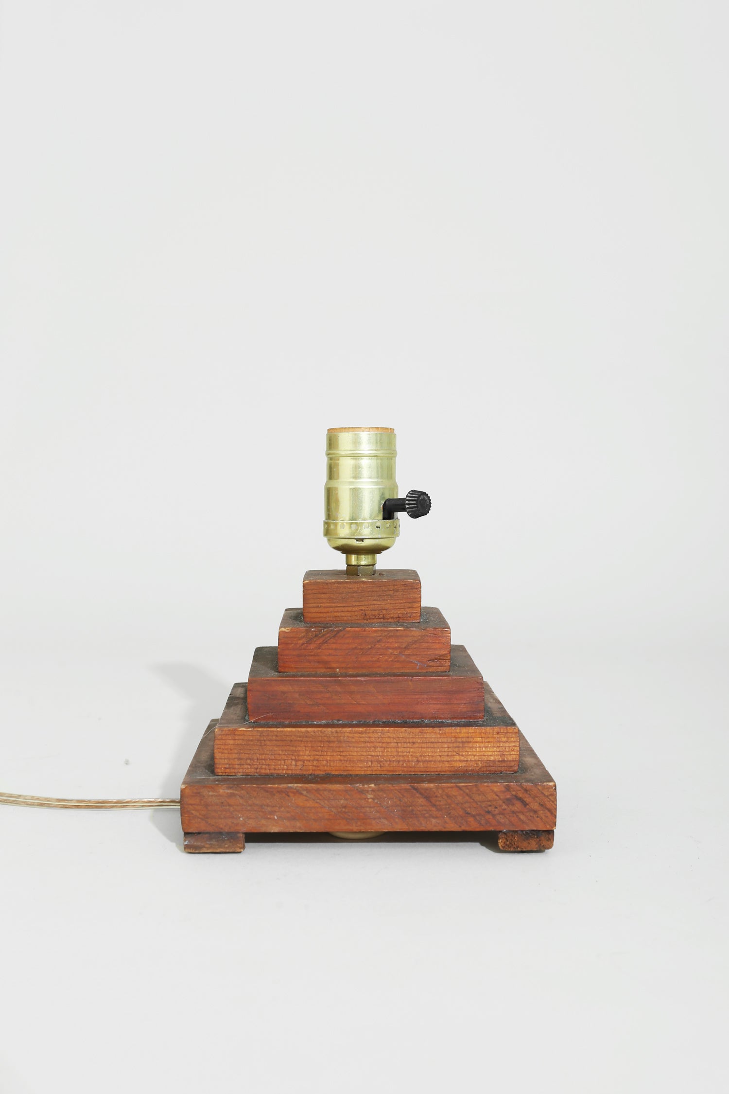 Folk Stair-Step Table Lamp