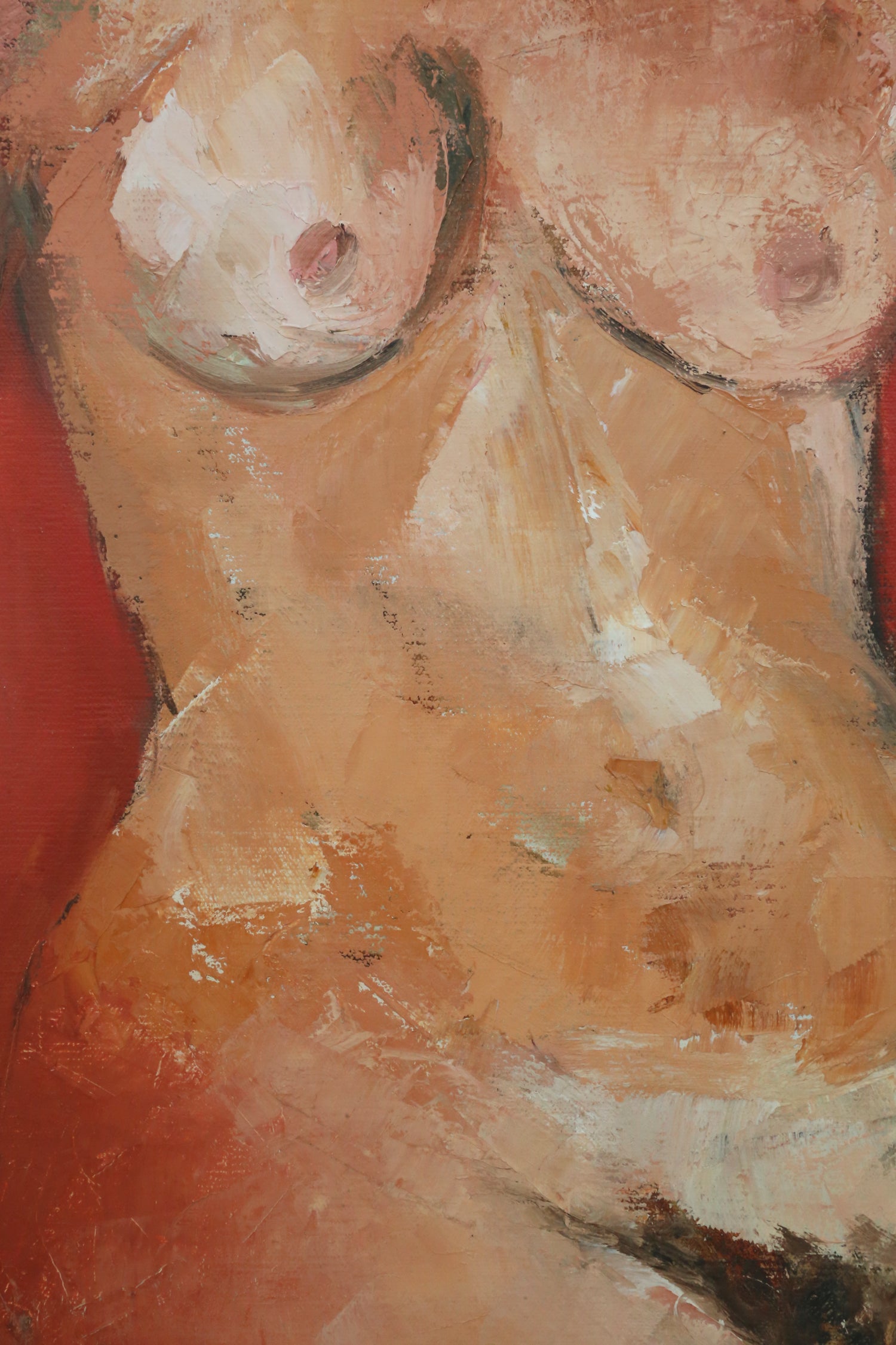 Original Painting by Sandra Orlovsky – Red Nude