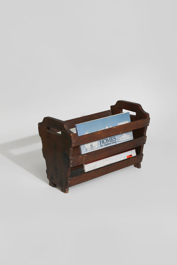 Primitive Magazine Rack