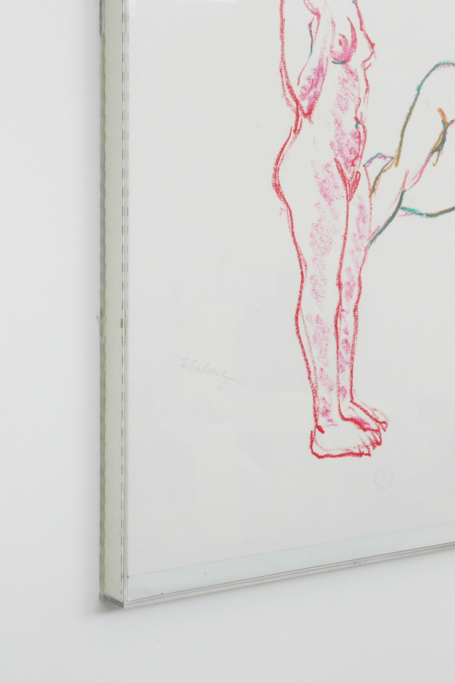 Sandra Orlovsky, Nude in Red + Green