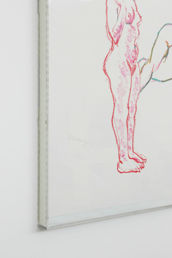 Sandra Orlovsky, Nude in Red + Green