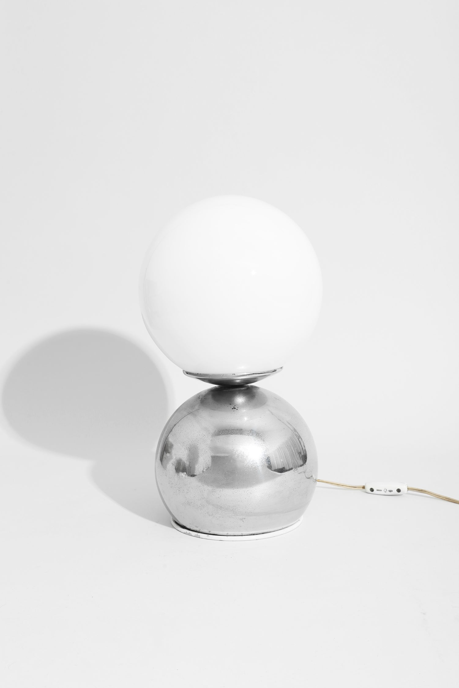 Chrome Orb Table Lamp