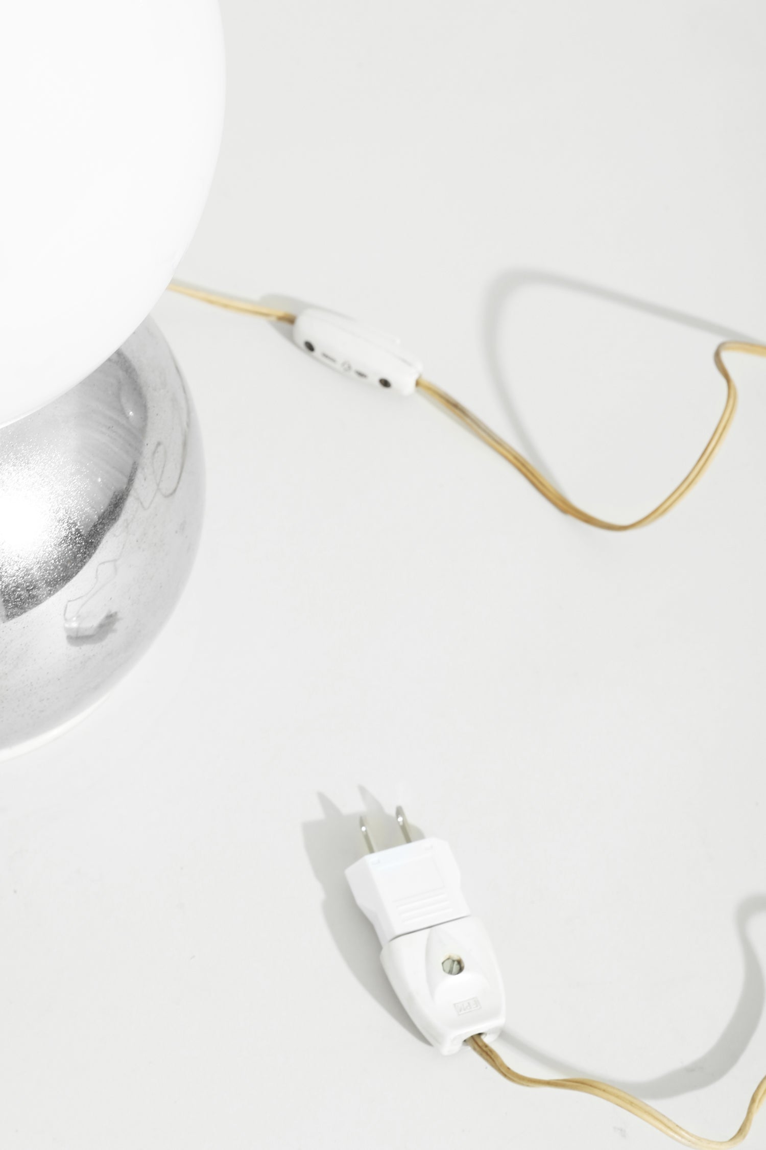 Chrome Orb Table Lamp