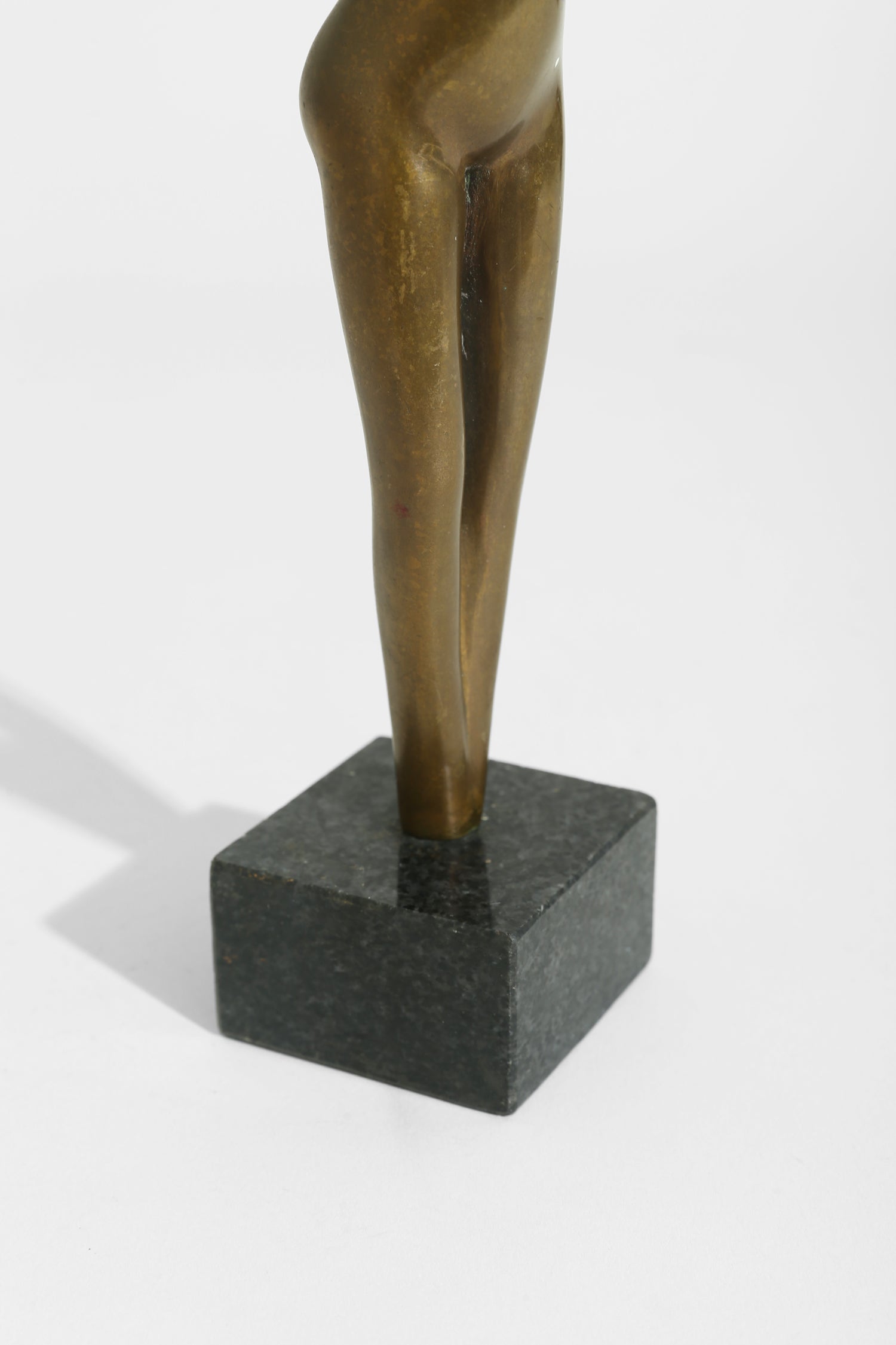 Modernist Brass Figure Sculpture