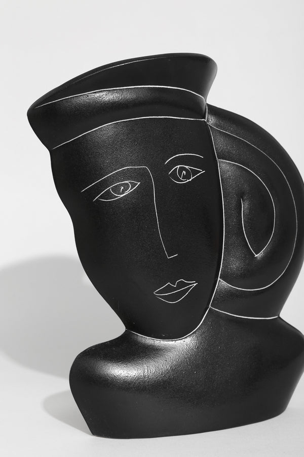 Abstract Face Vase