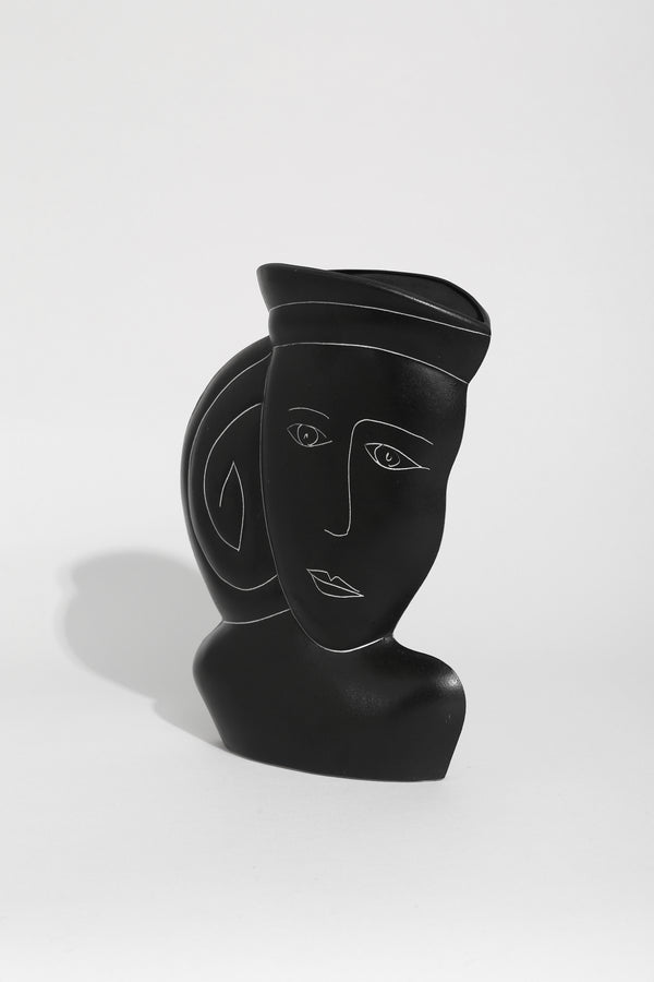 Abstract Face Vase