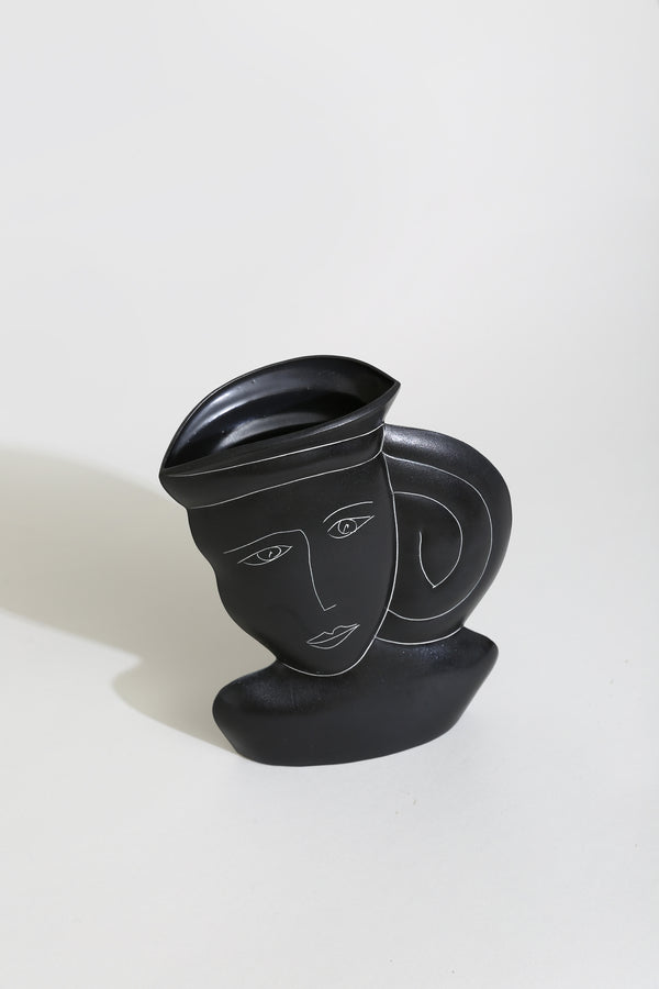 Abstract Face Vase