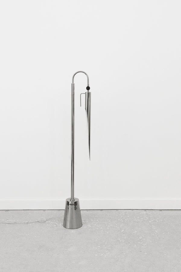 Chrome Sculptural Floor Lamp