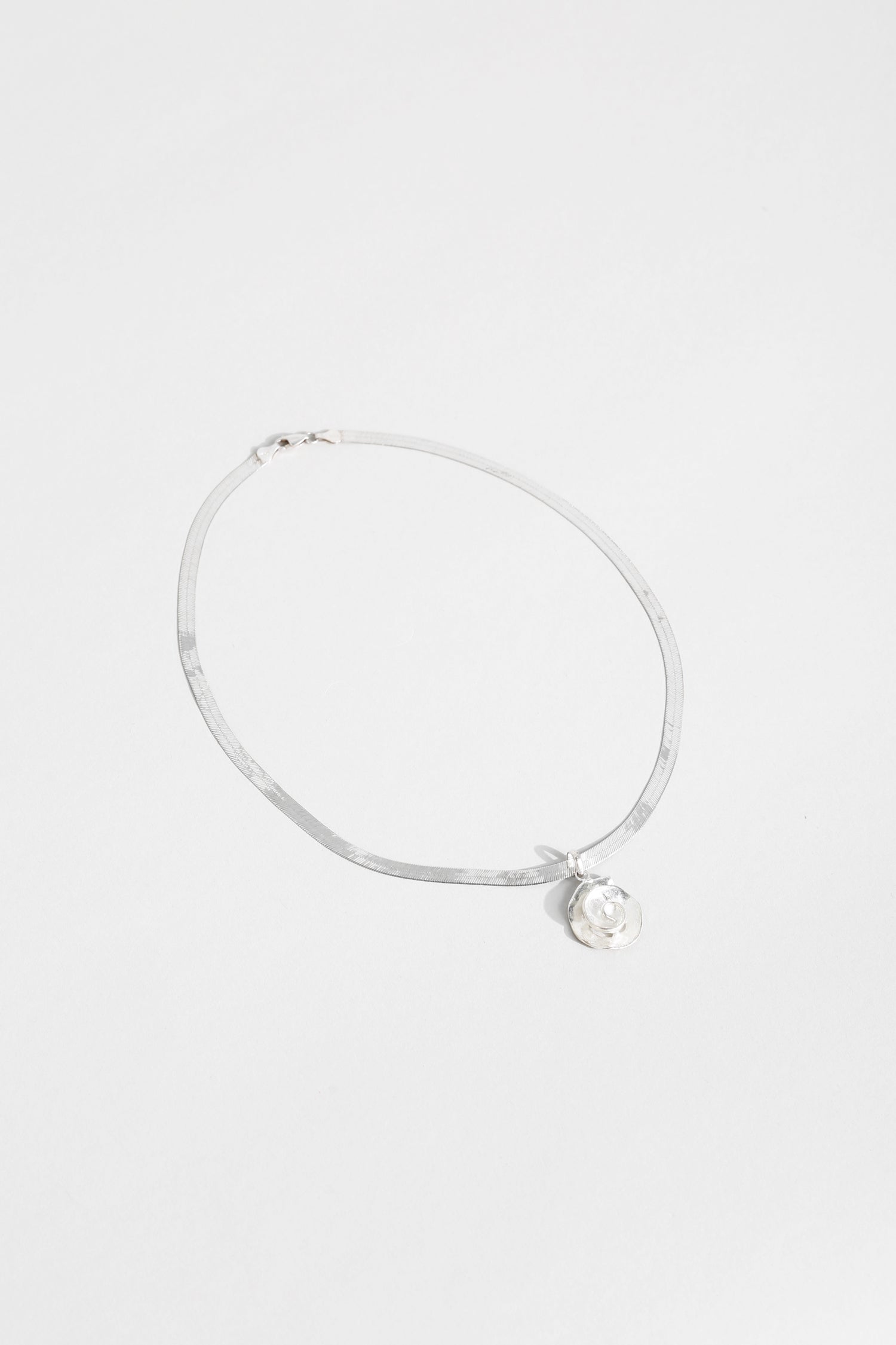 Spiral Herringbone Necklace