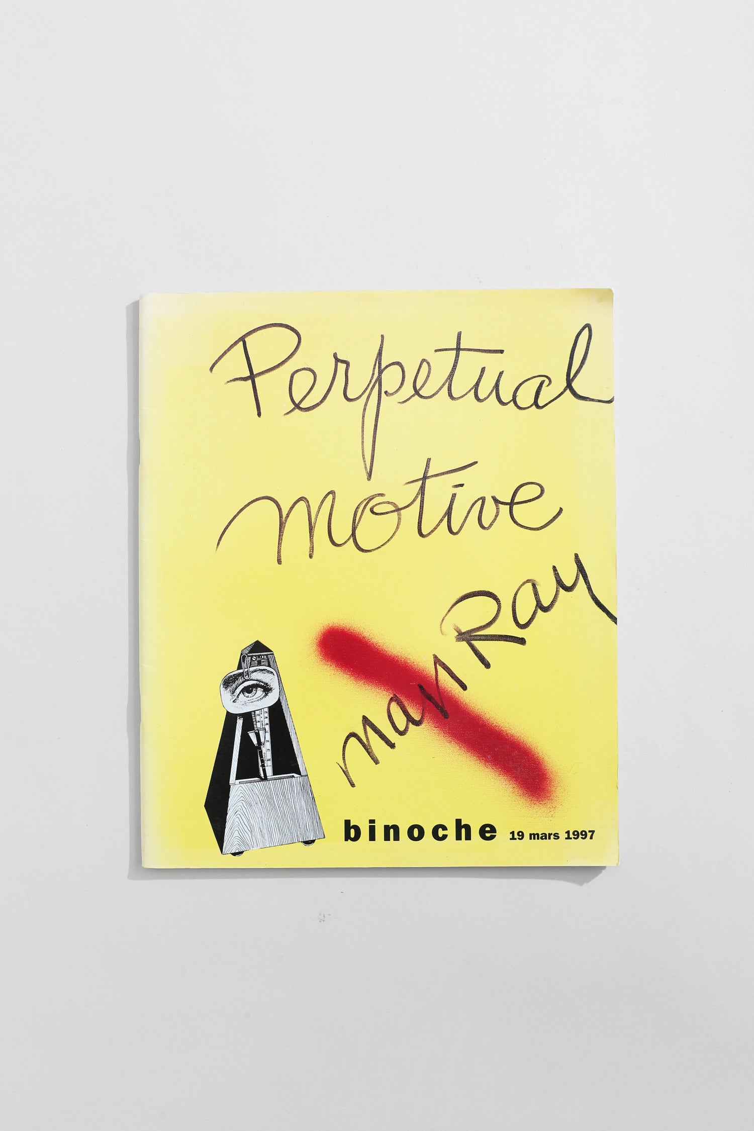 Perpetual Motive, Man Ray Catalog Book