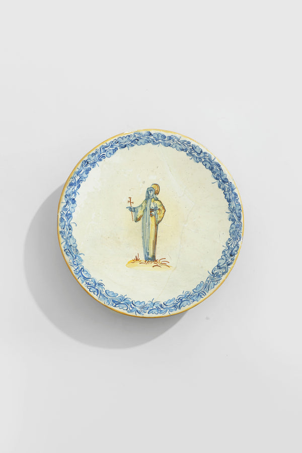 Hand-painted Majolica Plate