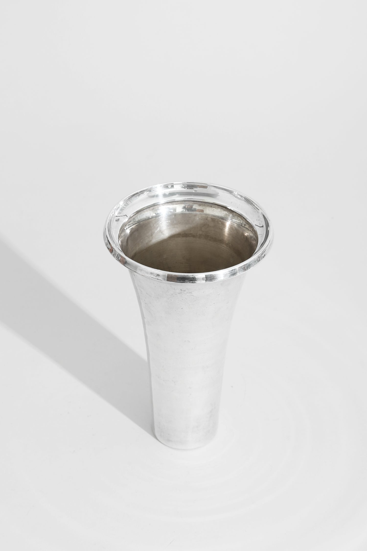 Bauhaus Chrome Vase