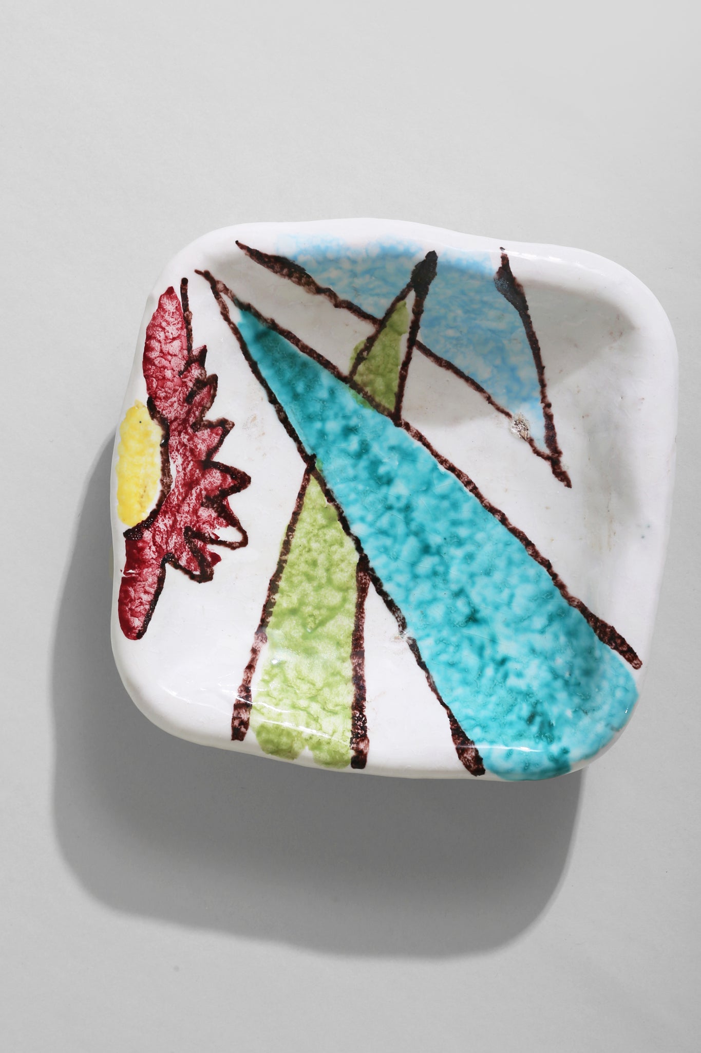 Abstract Painted Dish