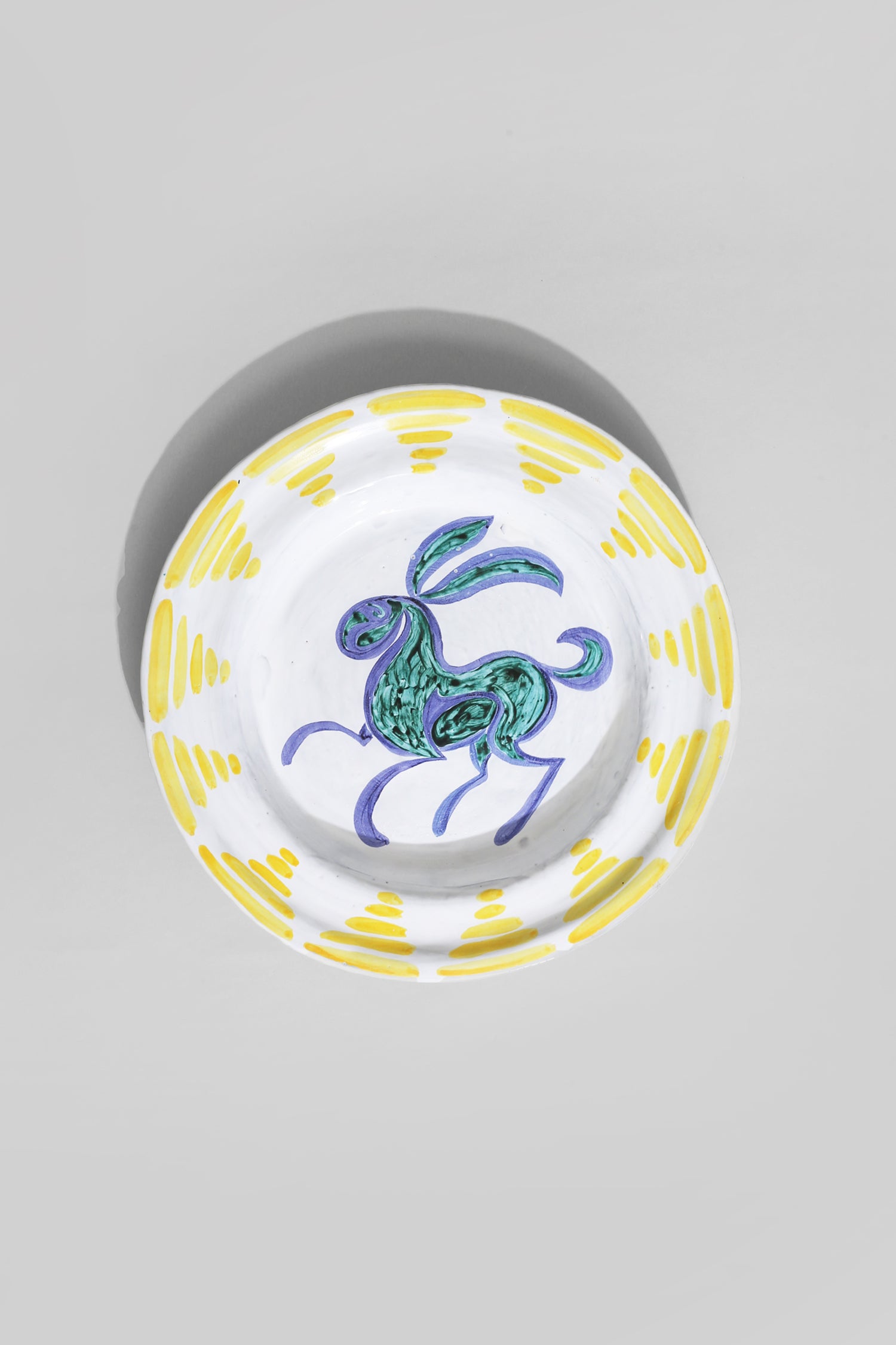 Decorative Rabbit Plate