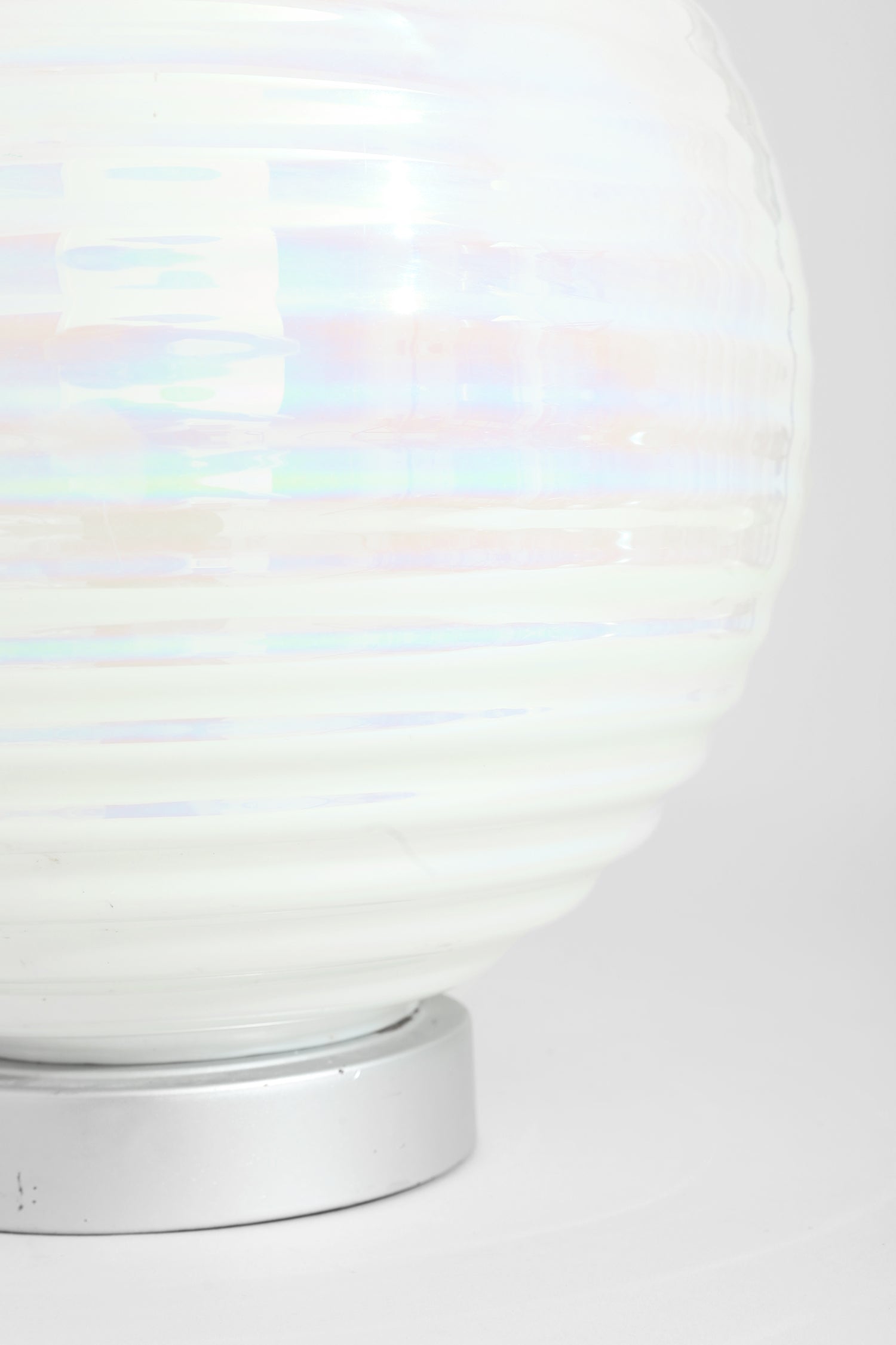 Pearlescent Orb Table Lamp