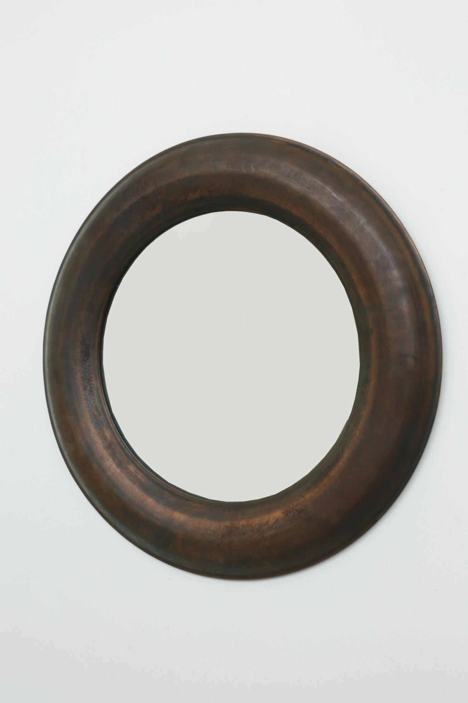 Round Brass Mirror