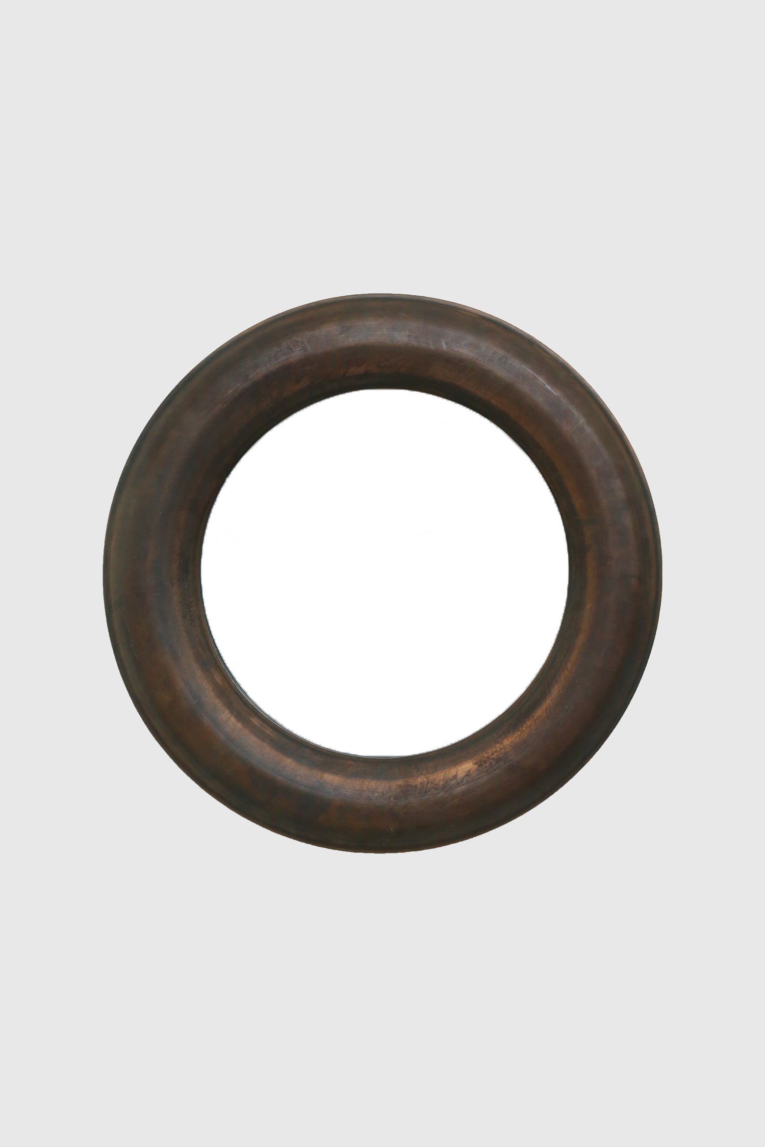 Round Brass Mirror
