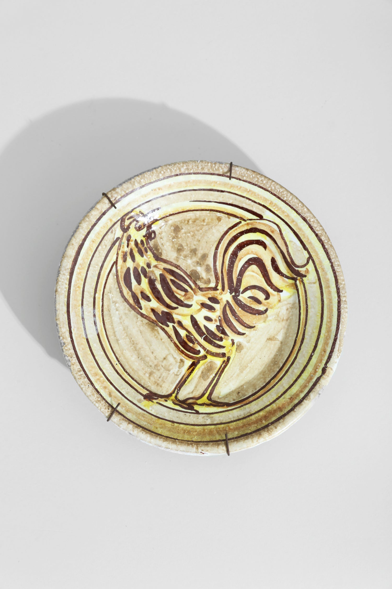 Folk Rooster Ceramic Hanging