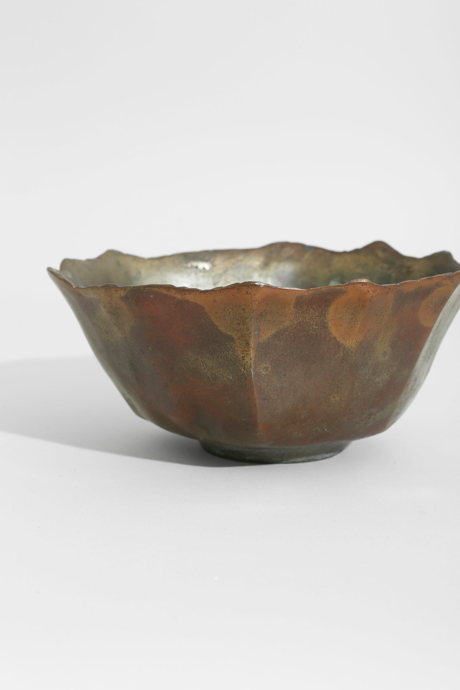 Bronze Organic Metal Bowl