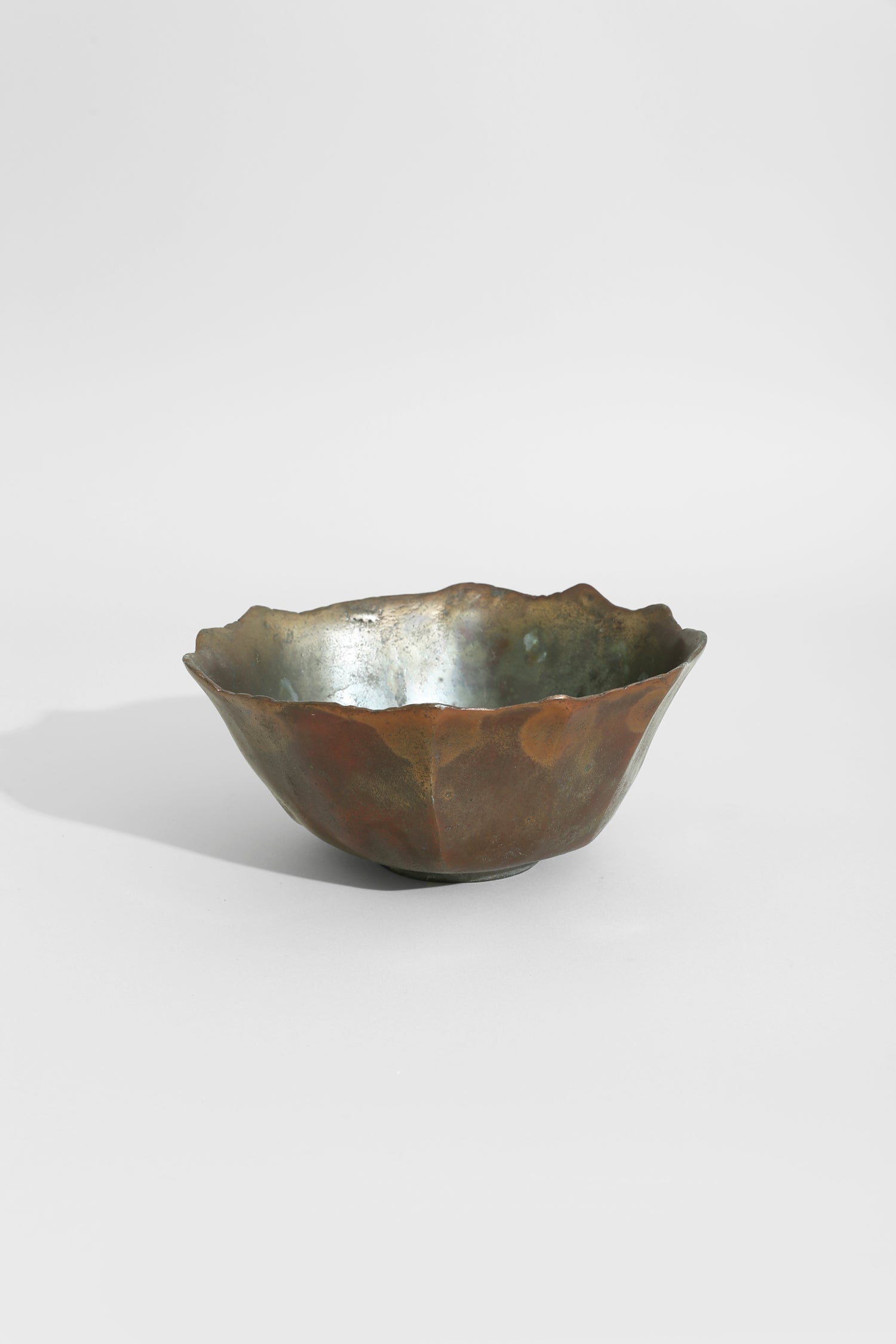 Bronze Organic Metal Bowl