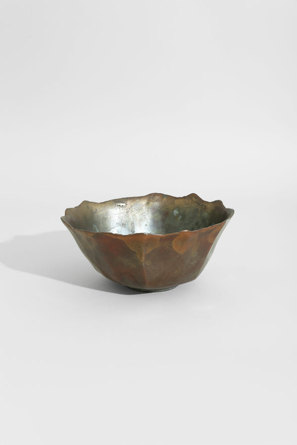 Bronze Organic Metal Bowl