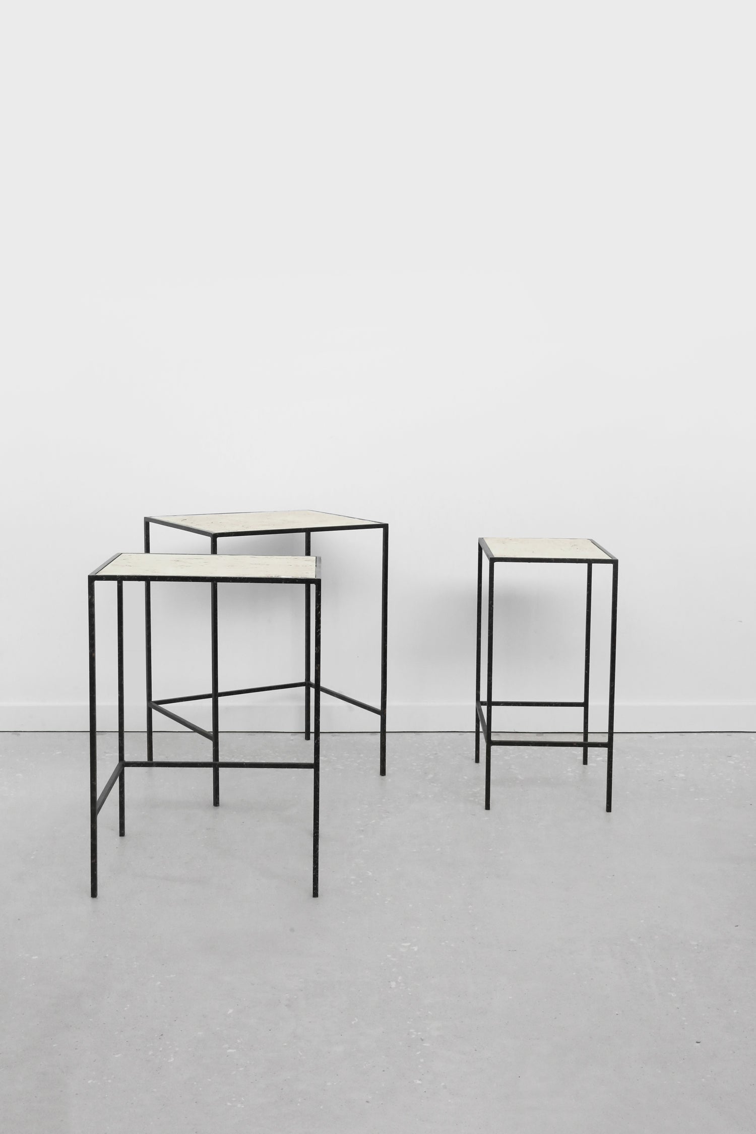 Wrought Iron Nesting Table Set
