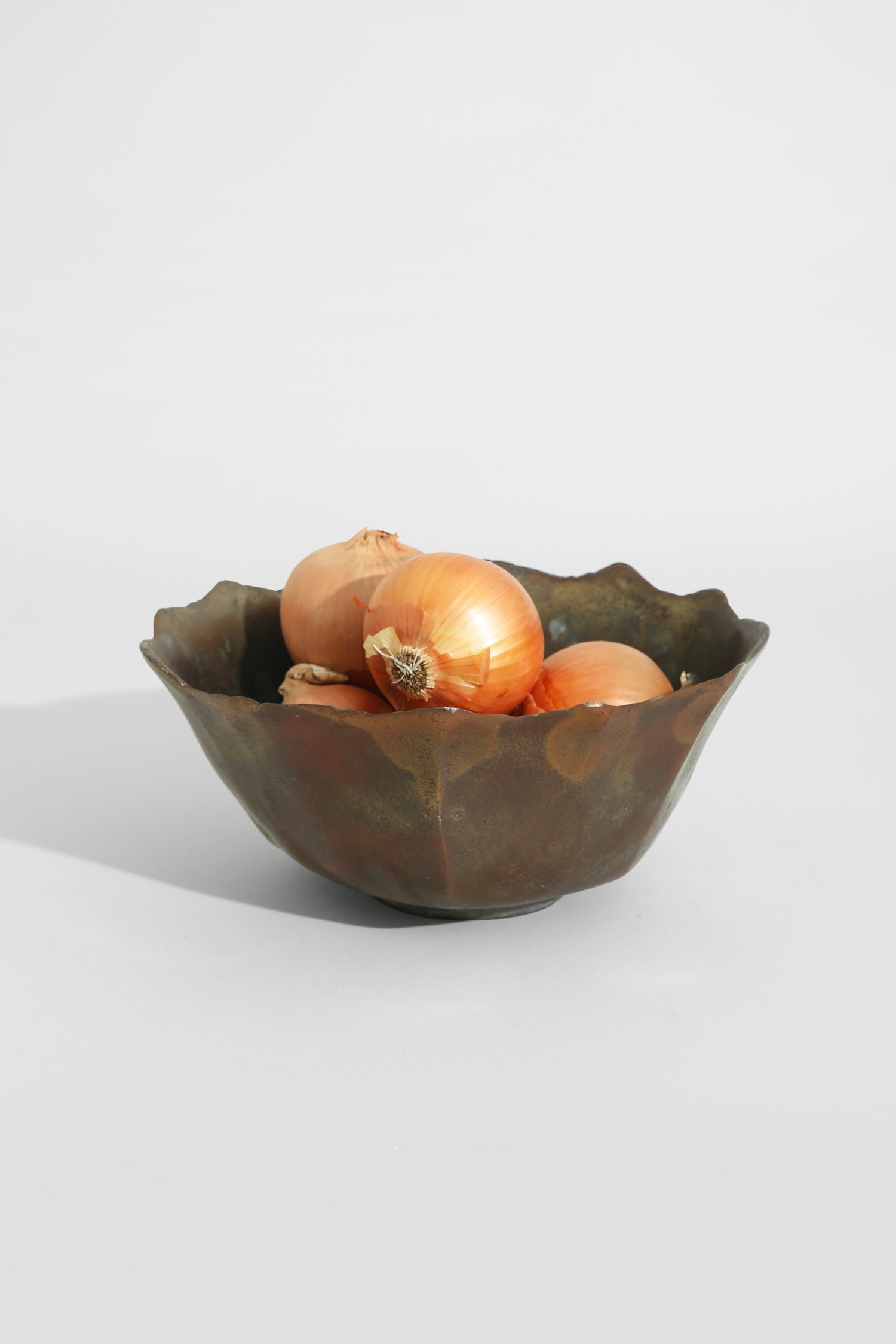 Bronze Organic Metal Bowl