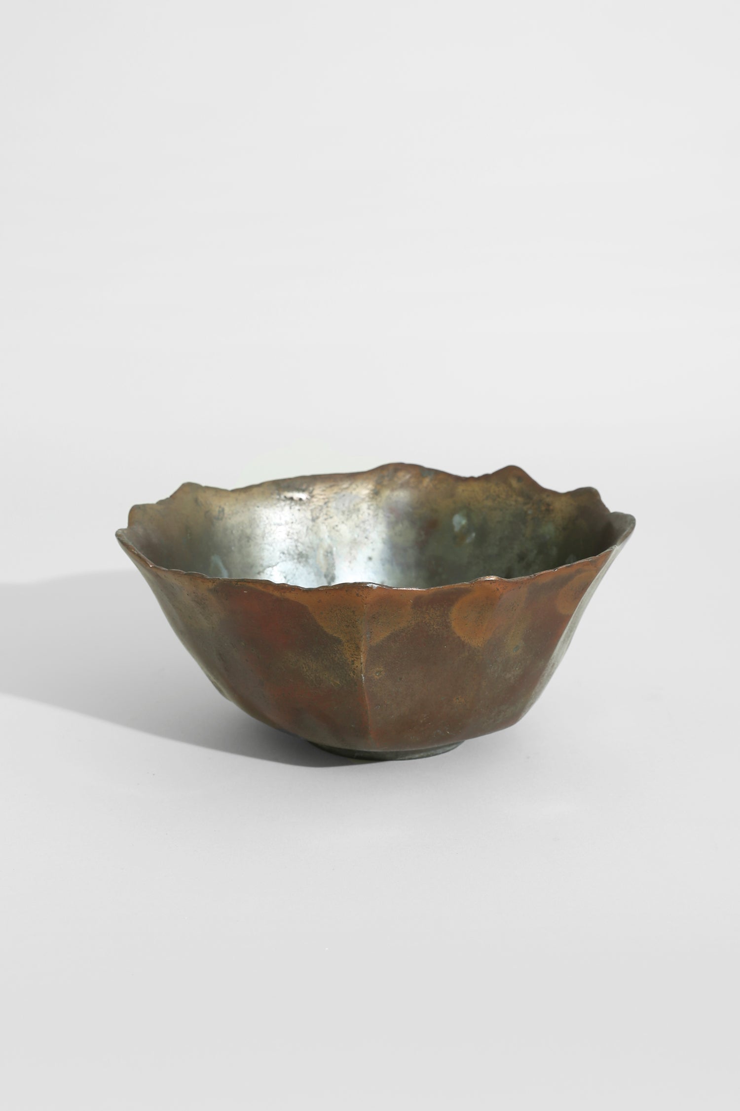 Bronze Organic Metal Bowl