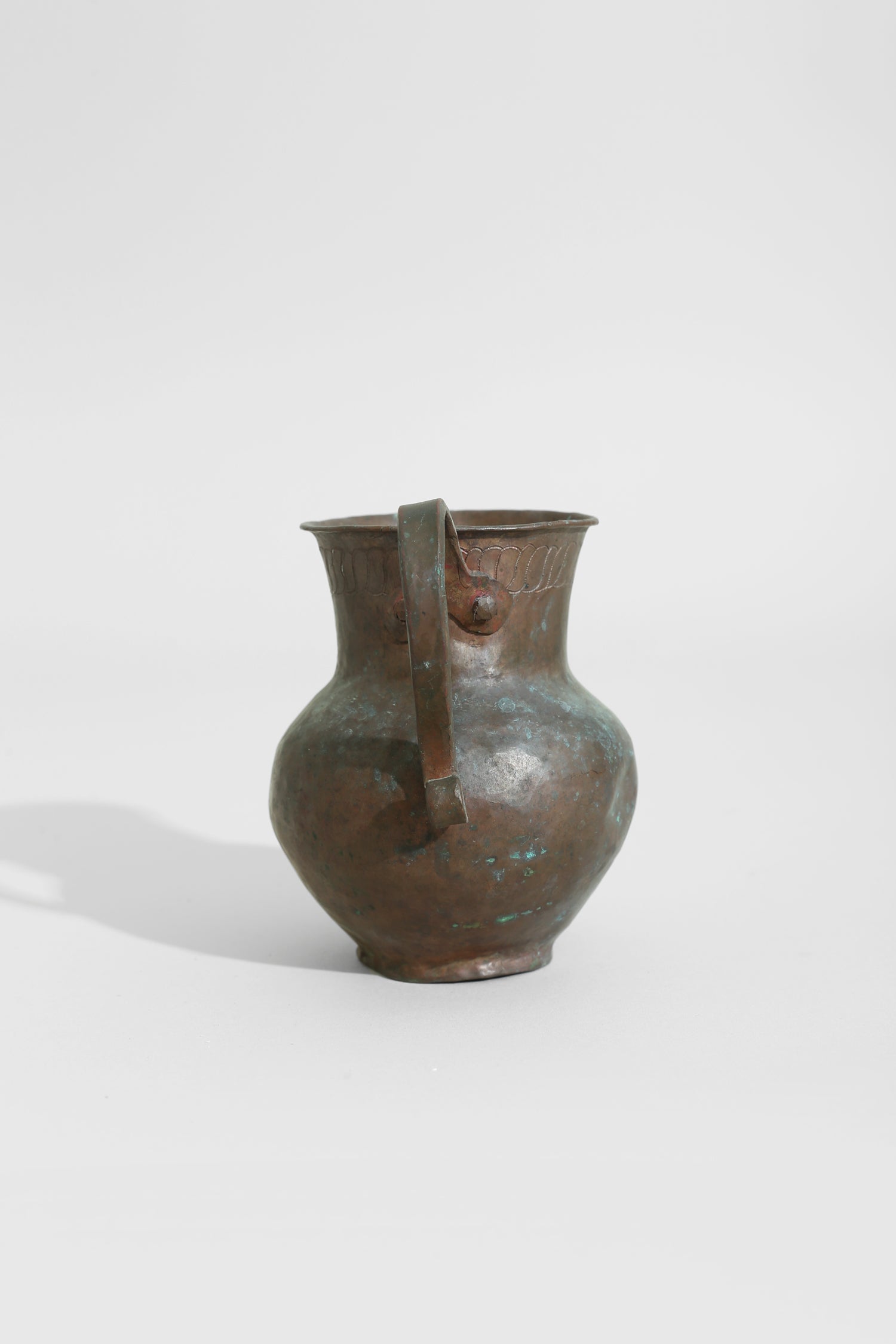 Copper Folk Pitcher
