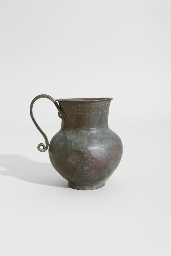 Copper Folk Pitcher