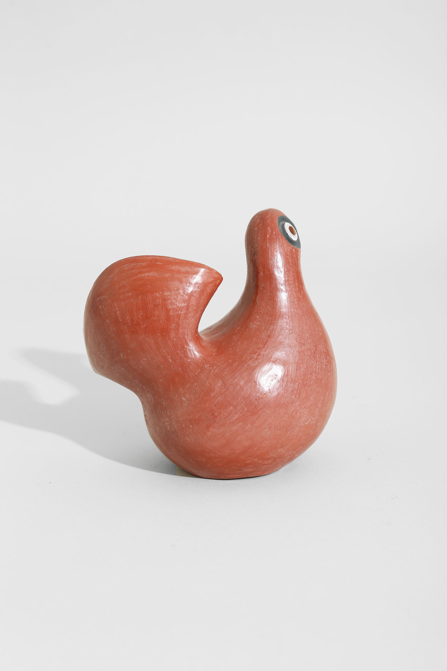Red Picasso Ceramic Bird