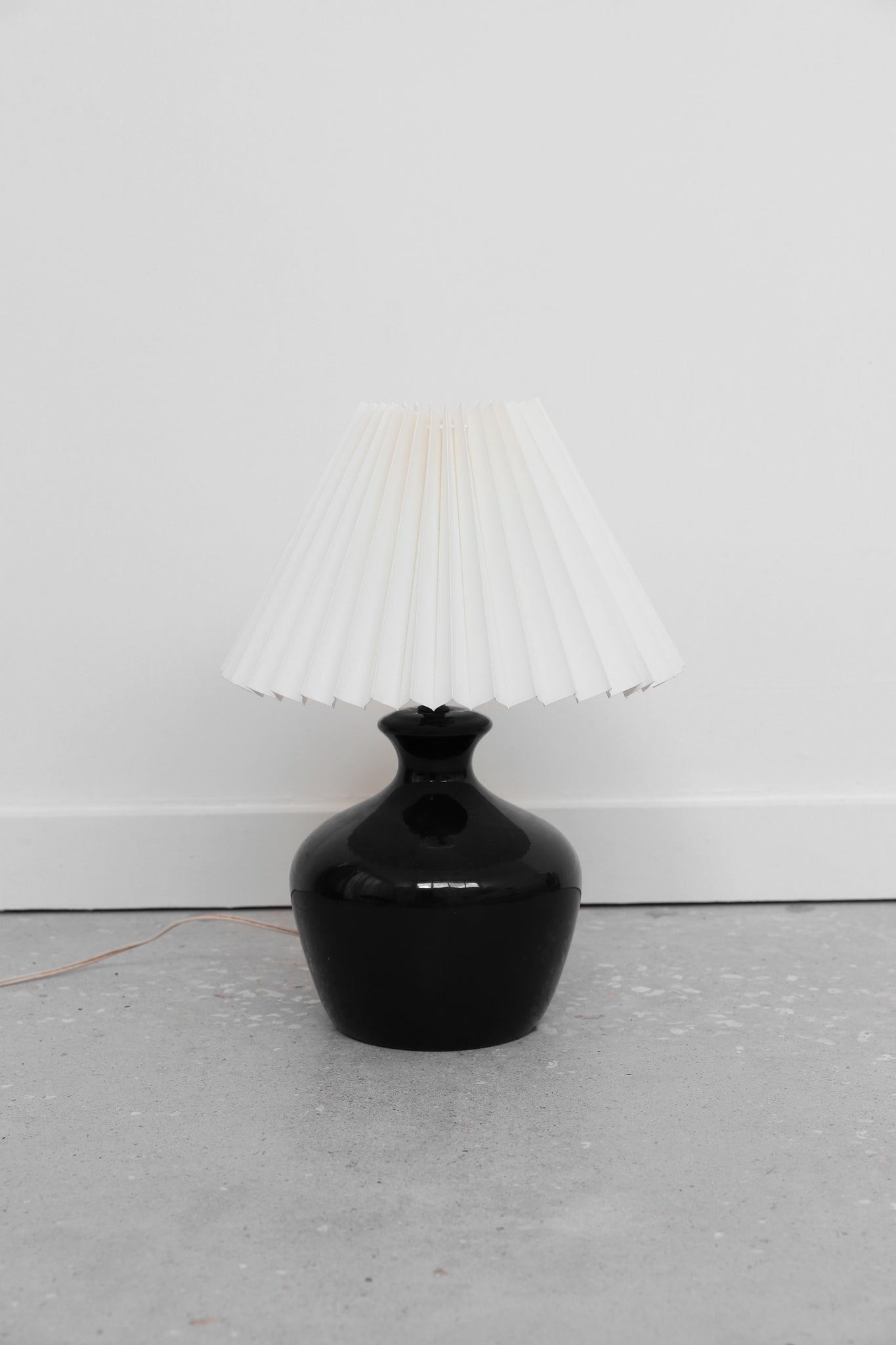 Sculptural Pleated Lamp