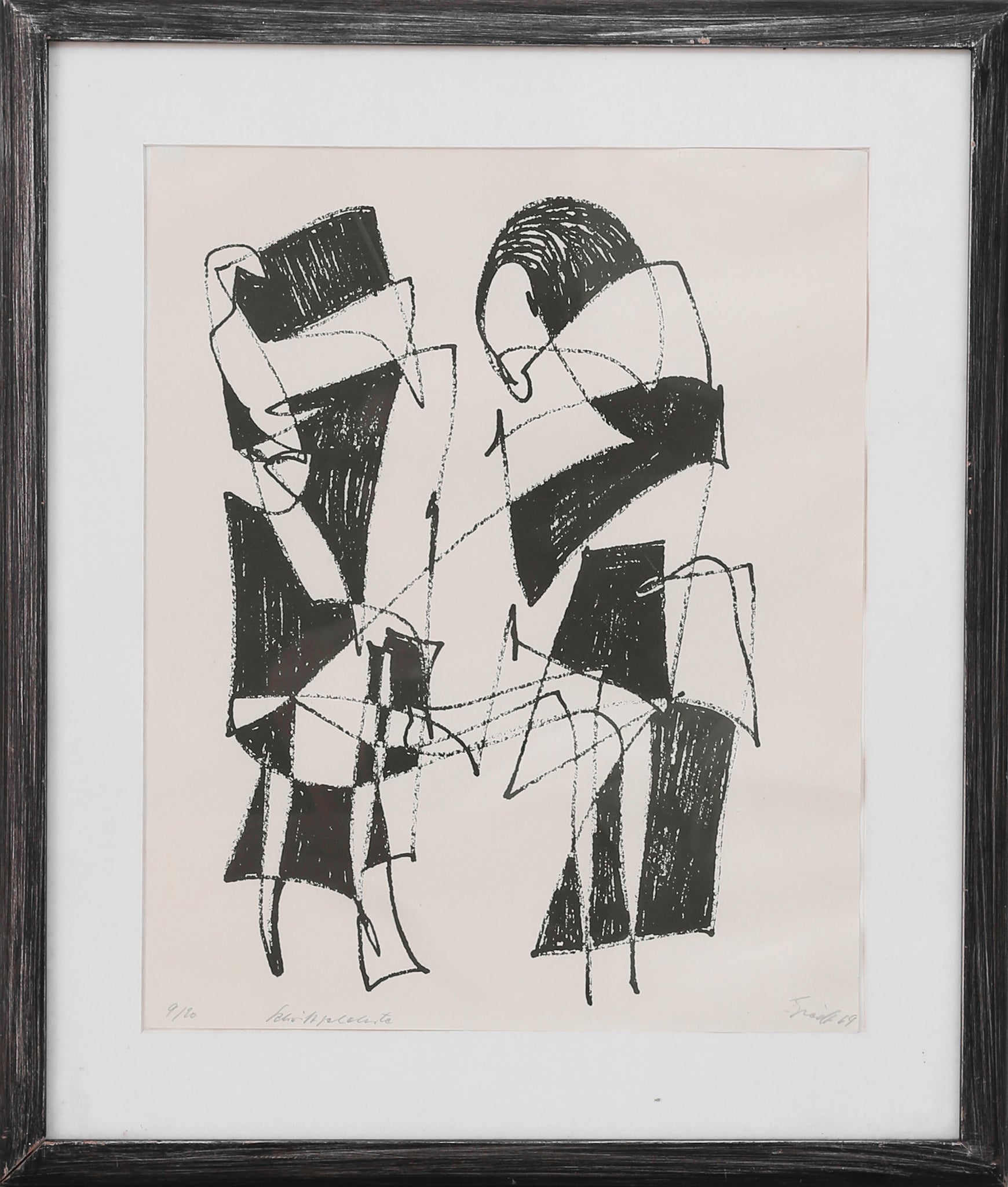 Abstract Drawing, Framed