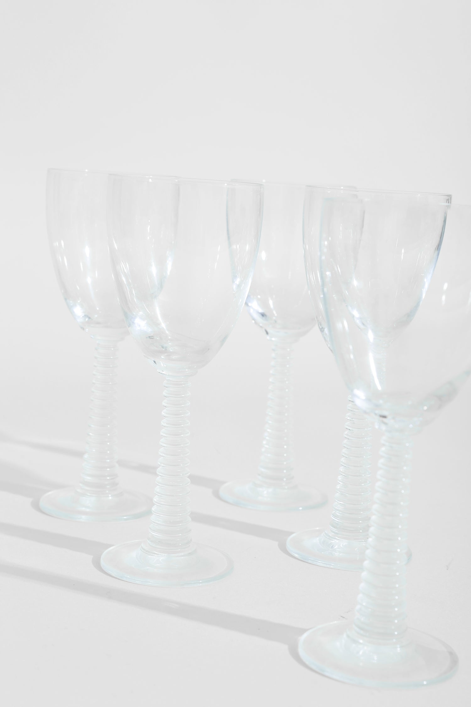 Ribbed Glass Set (5)