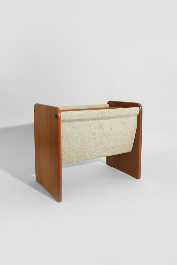 Teak Magazine Rack