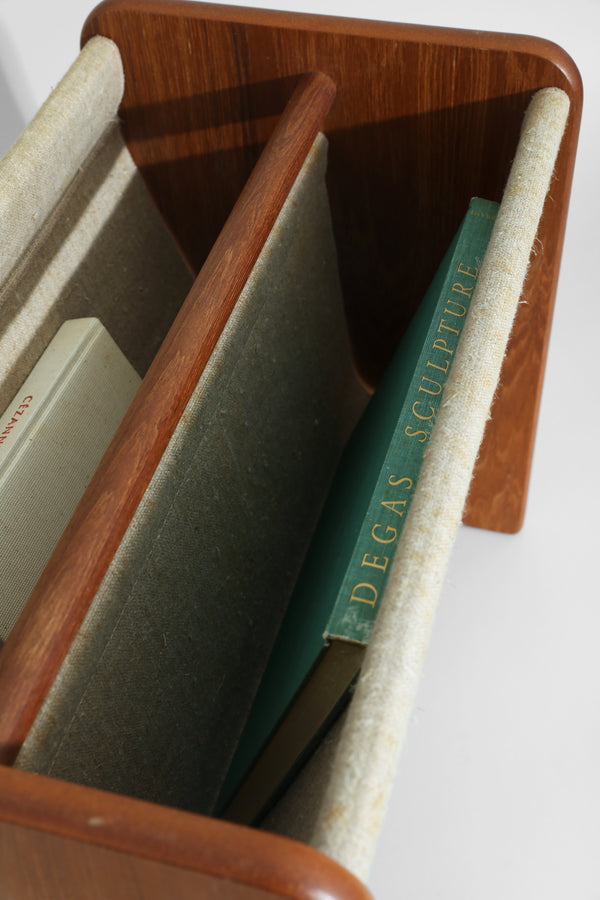 Teak Magazine Rack