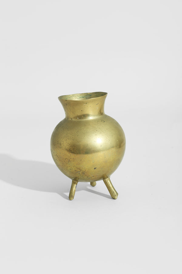 Brass Tripod Vessel