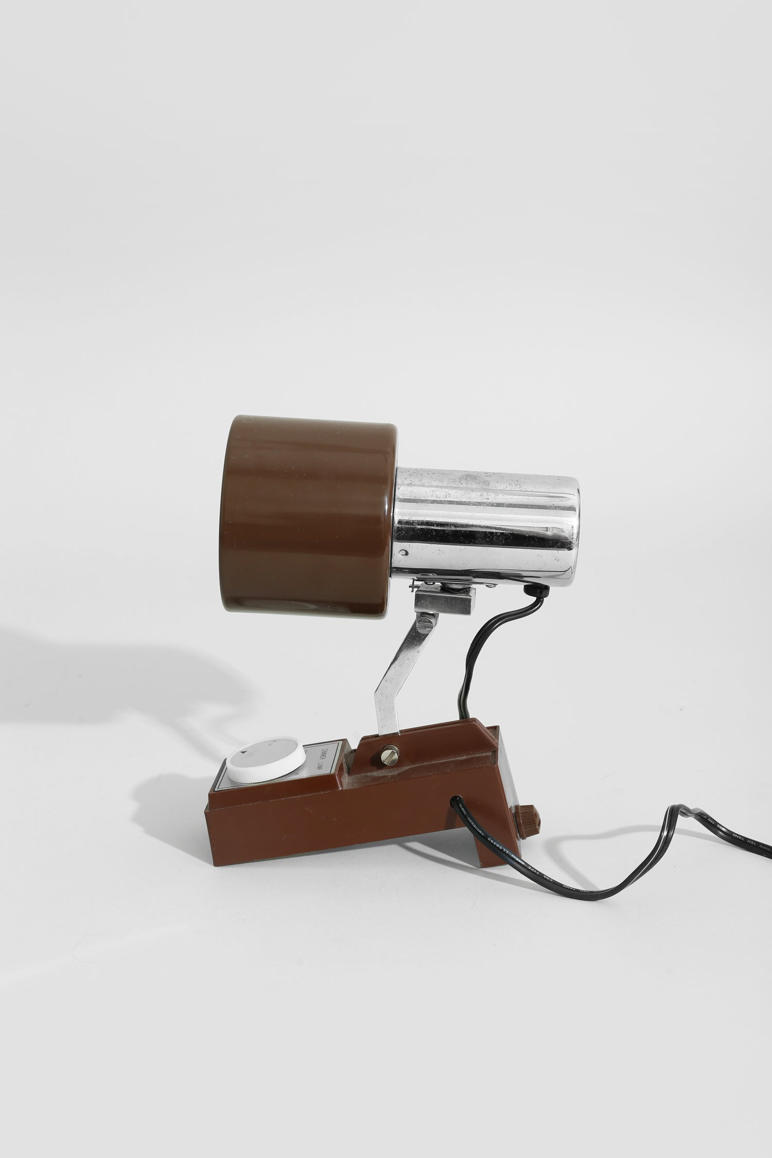 Brown & Chrome Task Lamp
