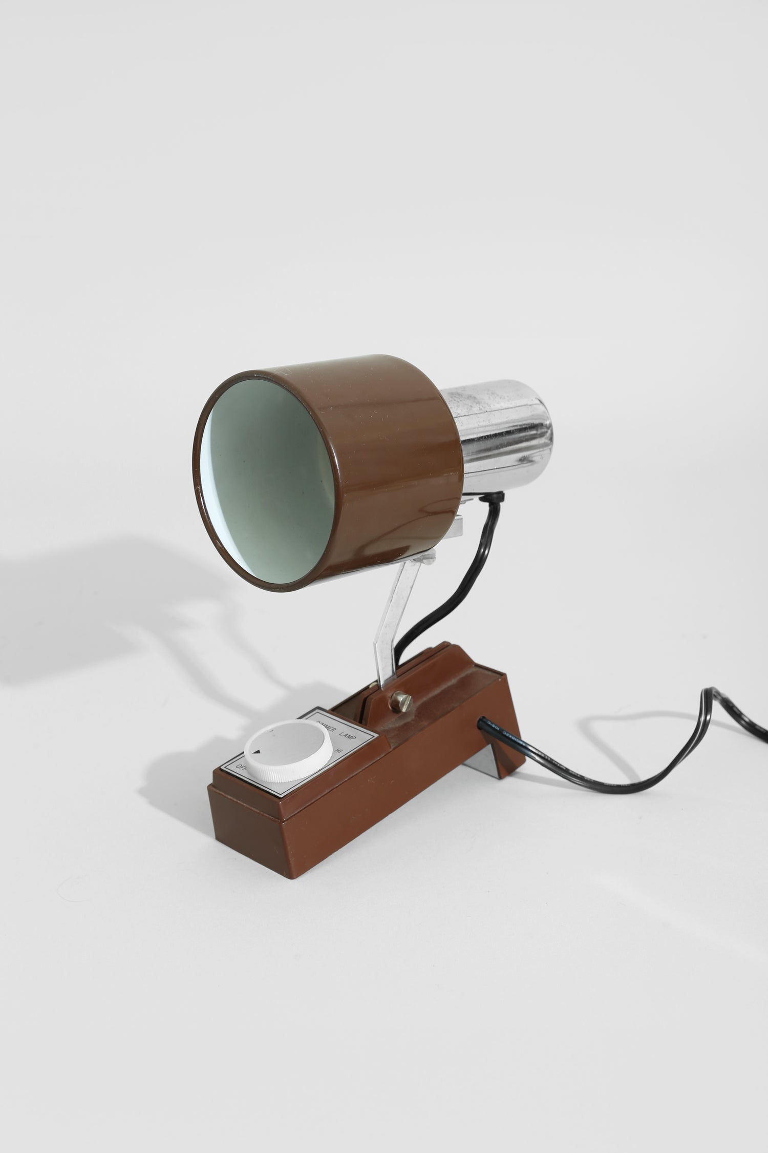 Brown & Chrome Task Lamp