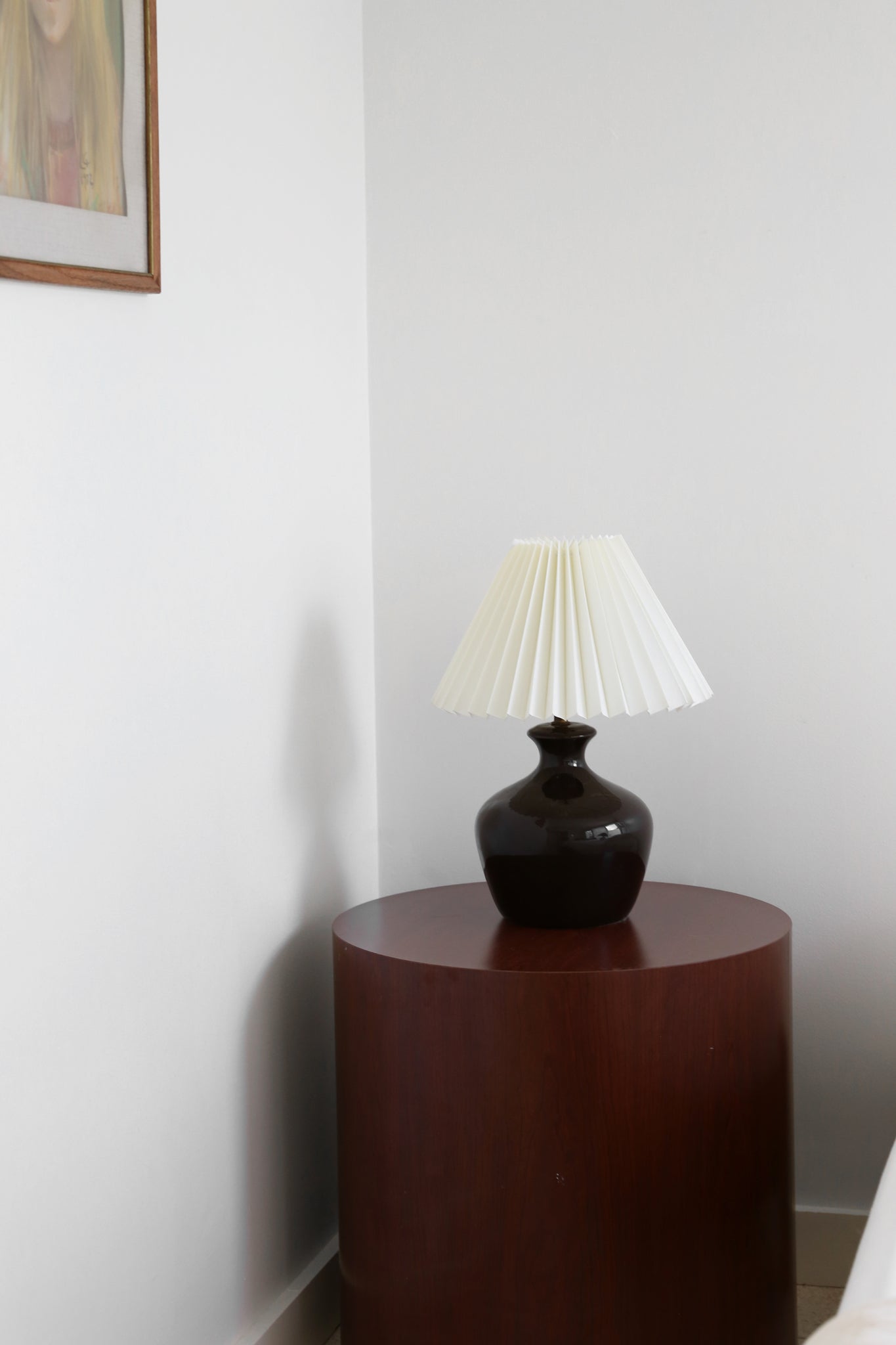 Sculptural Pleated Lamp